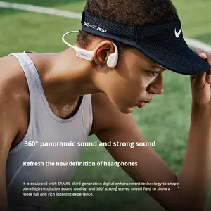 Écouteurs <span class=keywords><strong>OpenRun</strong></span> A50 TWS pour V5.1, étanches IPX-7, charge rapide, LED, sans fil, conduction osseuse, basses améliorées, alliage de titane - Product Image 4