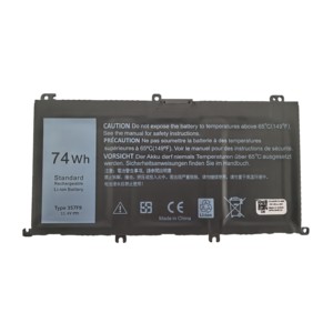 Wholesale 357F9 74Wh 11.4V Laptop <b>Battery</b> Replacement for Dell Inspiron 15 7000 7557 7559 7566 7567 7759 55770GFJ6 71JF4 - Product Image 1