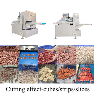 Affettatrice Automatica per Carne Fredda, Pollo, Manzo, Bacon, Prosciutto, Macchina Taglia Cubetti di Carne - Product Image 3