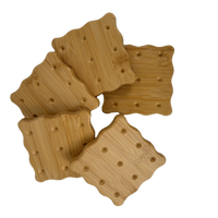 Usine En Gros Nouvelle Arrivée Multi-Forme Décoratif et Stockage Tasses Isolées, Tasses, Biscuit Bambou Sous-verres pour Les Fêtes À La Maison