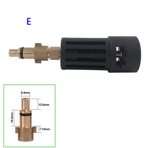 Adaptateur de connecteur pour nettoyeur haute pression Kaikarai, en plastique noir, compatible AR/Lavor/Bosch/Huter M22, lance à <span class=keywords><strong>jet</strong></span> réglable/brumisation - Product Image 3