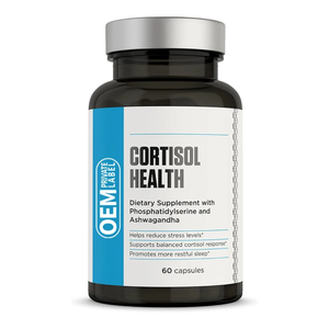 Suplementos herbales adultos de la fábrica de cápsulas de cortisol OEM con fosfatidilserina de respuesta equilibrada de cortisol - Product Image 1