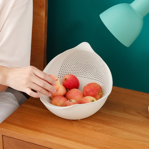 1 ud. Cesta coladora de plástico para cocina, accesorio para limpiar verduras, lavar arroz y escurrir alimentos - Product Image 5