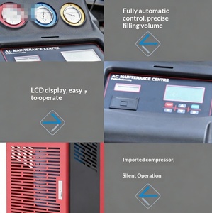 Máquina de Recuperación y Llenado de Refrigerante Totalmente Automática <span class=keywords><strong>500PLUS</strong></span> y 300PLUS para Limpieza de Tuberías de Aire Acondicionado Automotriz - Product Image 2