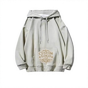 Sudadera Premium Streetwear Oversize de Corte Holgado con Hombros Caídos, Bordado Desgastado, Lavado Ácido, Lavado a la Piedra, Pedrería, Personalizable, MOQ 10 - Product Image 1