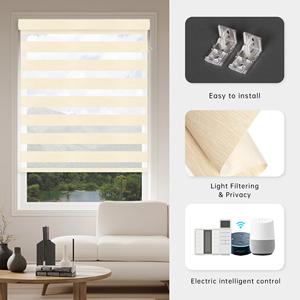 Persianas Enrollables SAMADHI con Cadena de Perlas Resistentes, Tipo Zebra, Día y Noche, para Proyectos Residenciales, Persianas de Seguridad para Ventanas - Product Image 3