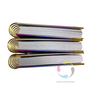 Impresión Profesional Personalizada <span class=keywords><strong>en</strong></span> Papel Sin Estucar, Encuadernación <span class=keywords><strong>en</strong></span> Espiral, Papel de Arte Estucado, Tapa Dura, Esquinas Metálicas Estampadas <span class=keywords><strong>en</strong></span> Oro - Product Image 6