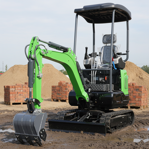 Mini-excavatrice de 1,2 tonne à chenilles, neuve, à entraînement hydraulique, pour jardin, prix usine, certifiée CE - Product Image 2