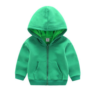 Winter High Quality Custom Blank Children Cotton Sweatshirt Girls <b>Boys</b> Plain Full Zip <b>up</b> Hoodie for Kids - Product Image 4