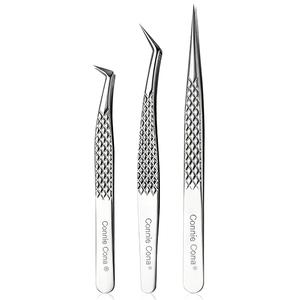 Pinzette di Alta Precisione Connie Cona - Strumento per Innesto Ciglia a Doppio Uso (per Ciglia a Ciuffetti e Singole) - Gadget Definitivo - Product Image 6