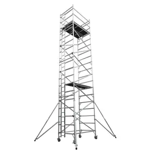 Gemakkelijk Installeren Hoge-Kwaliteit Aluminium Telescopische Communicatie Toren Pole Mobiele Telecom Toren