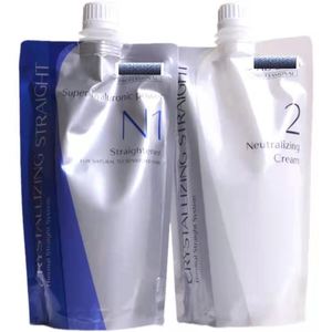 Crema Lisciante per Capelli N1 da 2*400ml di Alta Qualità, Molto Venduta, per Capelli Sensibilizzati, Trattamento Permanente di Lisciatura - Product Image 1