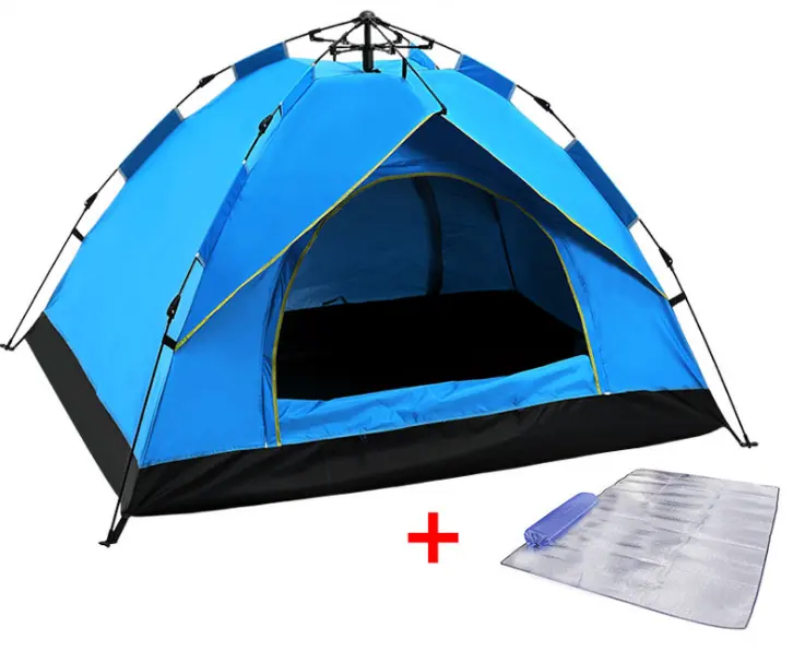 2-3 kişi kamp çadırı, kolay kurulum sırt çantasıyla çadır hafif, su geçirmez ve rüzgar geçirmez yürüyüş çadırı, açık, seyahat