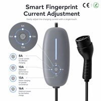 Tragbares EV-Ladegerät GB/T 16 Ampere 3,5kW Elektroauto-Ladestation IEC 61851 EVSE 230V Mobile Ladeeinheit IP65 Wasserdicht