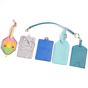 Holywish بو الجلود التسامي حامل بطاقة الوردي الأزرق رمادي حامل بطاقة ل الحبل - Product Image 1