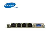 Motherboard Router Pfsense Mikro dengan Chipset SOC, Mendukung Memori DDR4 8GB Single Channel 2400MHz, Firewall Jaringan