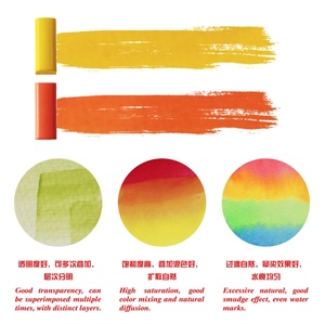 Ensemble de peintures aquarelles <span class=keywords><strong>facile</strong></span> à utiliser, 108 couleurs, avec pinceau <span class=keywords><strong>pour</strong></span> les enfants, <span class=keywords><strong>dessin</strong></span> d'artiste, meilleure vente - Product Image 3