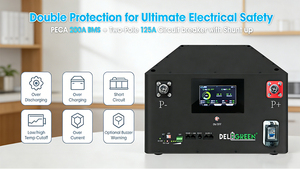 Batterie EVE Lifepo4 334ah 16S 51.2v 17.1kwh pré-assemblée avec BMS JK 200A et équilibreur actif à vendre - Product Image 4