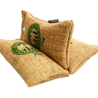 Sac désodorisant en charbon de bambou naturel, pochette purifiante d'air en tissu de jute