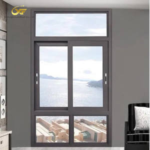 <span class=keywords><strong>Fenêtre</strong></span> coulissante en aluminium et verre de conception personnalisée, dernière génération, de 1,2 à 3,0 mm, avec ventilation complète pour les petits espaces - Product Image 6
