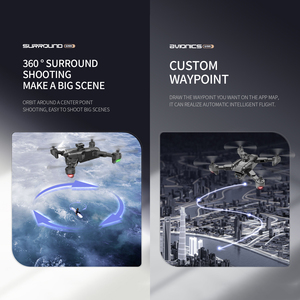 New S199 GPS chuyên nghiệp phạm vi tốt nhất tránh không chổi than Wifi FPV mát bay không người lái với 4K HD <span class=keywords><strong>camera</strong></span> và GPS Long Range nhựa - Product Image 5