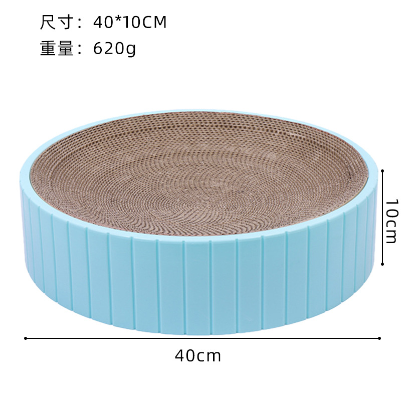 สีฟ้าขนาดใหญ่ 40*40*10ซม