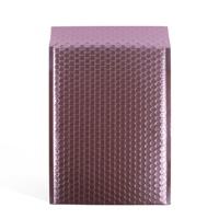 Super qualité inviolable feuille d'aluminium mat Rose or Poly enveloppes à bulles enveloppes rembourrées sacs d'emballage pour la poste expédition