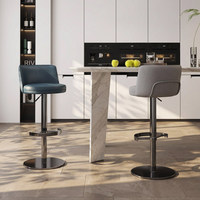 Tabouret de bar moderne de luxe en fer, hauteur réglable, dossier pivotant, pour extérieur, hôtel, maison, bar, réception, mobilier sur mesure, vente en gros