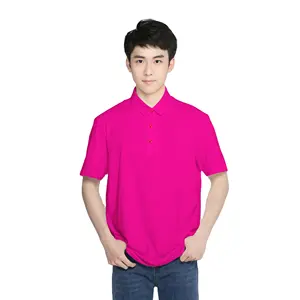 China factory 2023 summer male cotton plain blank polo t shirts custom Logo printing premium polo shirts for men