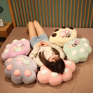 50*40 Kawaii chat patte jouets en peluche avec 5 petites pattes mignon poche oreiller canapé coussin en peluche doux chat poupées pour enfants filles <span class=keywords><strong>cadeau</strong></span> - Product Image 2