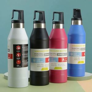 Portable Sports Water Bottle, Stainless Steel Vacuum Insulated Cup, Hiking <b>Kettle</b>, Outdoor Travel Water Bottle - Product Image 5