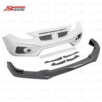 Parachoques delantero de fibra de medio carbono estilo VRS para Honda Civic Type-R FK8 2019-2021