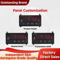 Instrument de contrôle de température intelligent en plastique industriel certifié CE, affichage LED, OEM/ODM XMT-7100
