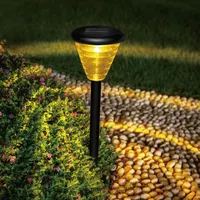 Luces LED solares para exteriores, impermeables, cálidas y coloridas, para camino de jardín, Patio, Patio, pasarela