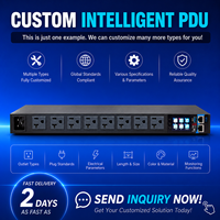 PDU C19 con Medición de Energía, Distribuidor de Energía para Centro de Datos, Tira de Alimentación PDU, Unidad de Distribución de Energía PDU, PDU con Control Remoto Inteligente