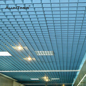 Panneaux de plafond en maille à cellules ouvertes Alumtimes, art <span class=keywords><strong>d</strong></span>écoratif 3D, dalles de plafond ignifuges pour la construction de maisons, utilisation intérieure - Product Image 6