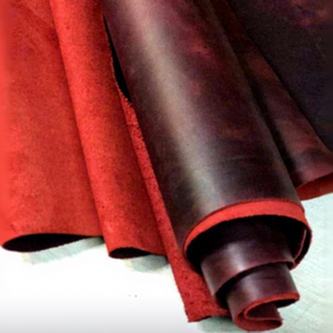 Feuille de cuir véritable en peau de vache, résistante au vent, épaisseur personnalisée, suédée brossée, couleur unie, accessoires artisanaux écologiques, décoration intérieure - Product Image 5