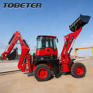 Khu Vườn Nhỏ Digger loader backhoe máy xúc 8 tấn máy xúc lật - Product Image 1