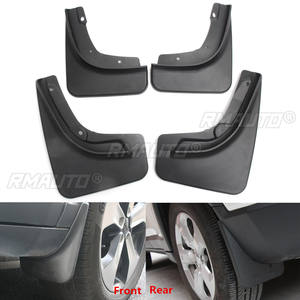 4 Piezas de Guardabarros de Plástico Negro para Auto, Guardabarros Delanteros y Traseros Moldeados, Protectores Contra Salpicaduras para Jeep Compass 17-18 - Product Image 3