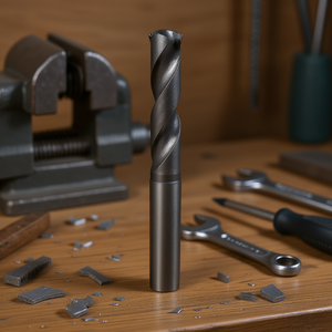 Broca helicoidal de vástago cónico de 10 mm de acero de alta velocidad para perforación de metal y madera - Product Image 3