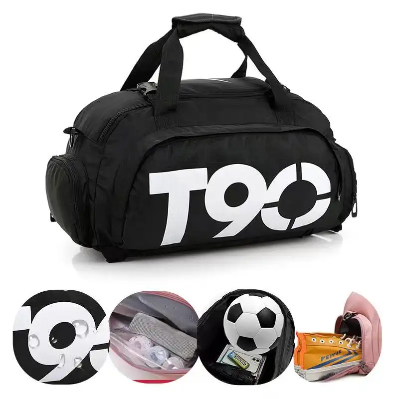 T90 bolsos de dporte bolso deportivo men women large football basketball club backpack custom duffel travel bag gym sports bag