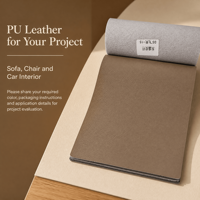 Cuir microfibre PU recyclé de qualité supérieure, durable, écologique, résistant à l'abrasion, texture litchi, pour revêtement de canapé