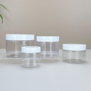 Most Popular 1oz 2oz 3oz 4oz 8oz clear Round Pet <b>Plastic</b> <b>Jar</b> Food Grade <b>Plastic</b> Container with Lid - Product Image 4