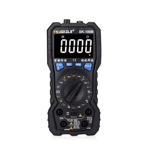 Multímetro Digital Fnakolr Sk 188b, 6000 Lecturas, 1000V CC, 20A CA/CC, Medición de Corriente, Voltaje, Resistencia, Capacitancia y Temperatura - Product Image 1