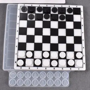 DIY — cartes de jeu d'échecs, pour enfants et adultes, en cristal