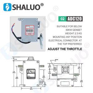 Actuador eléctrico Shaluo ADC120 de 12V para generador diésel, módulo de control ESD5500E, kit de sensor 3034572 - Product Image 2