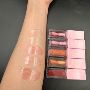 Bán buôn 37 màu sắc Vegan Lip Plumper nhiệt độ dầu thay đổi Glossy ánh sáng lung linh môi dầu OEM ODM có sẵn - Product Image 5