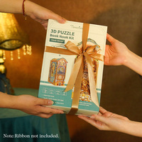 Kit de bricolage Tonecheer en gros : Tour d'horloge rétro, puzzle 3D en bois, maison miniature DIY pour les détaillants de briques et de mortier