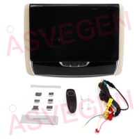 Monitor de Techo para Auto con Pantalla Táctil de 14/15.6 Pulgadas, 4+64 GB, Android 9.0, Reproductor de DVD para Asiento Trasero, Monitor Abatible Motorizado con Sistema Android