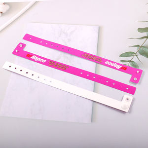 Pulseras de Vinilo Ecológicas y No Tóxicas Personalizadas para Eventos, Pulseras de Identificación Ajustables, Resistentes al Agua, con Logotipo para Festivales - Product Image 4